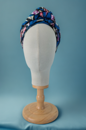 Bon’wax satin de soie bleu