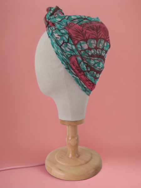 Bon’wax voilage vert et rose
