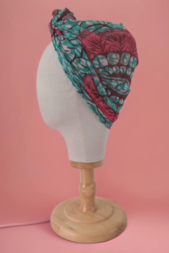 Bon’wax voilage vert et rose