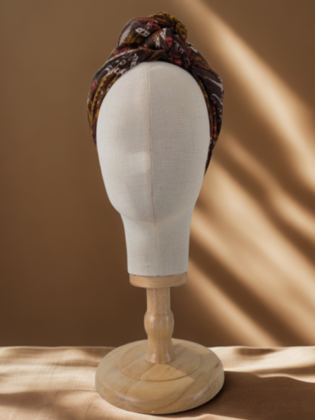 Bon’wax satin de soie fleur marron