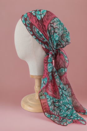 Bon’wax voilage vert et rose