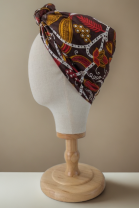 Bon’wax satin de soie fleur marron