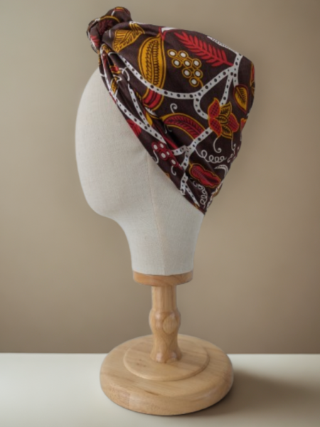 Bon’wax satin de soie fleur marron