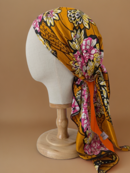 Bon’wax satin de soie orange